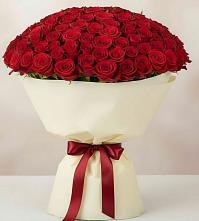 Букет 101 Красная роза Милано в Бузулуке