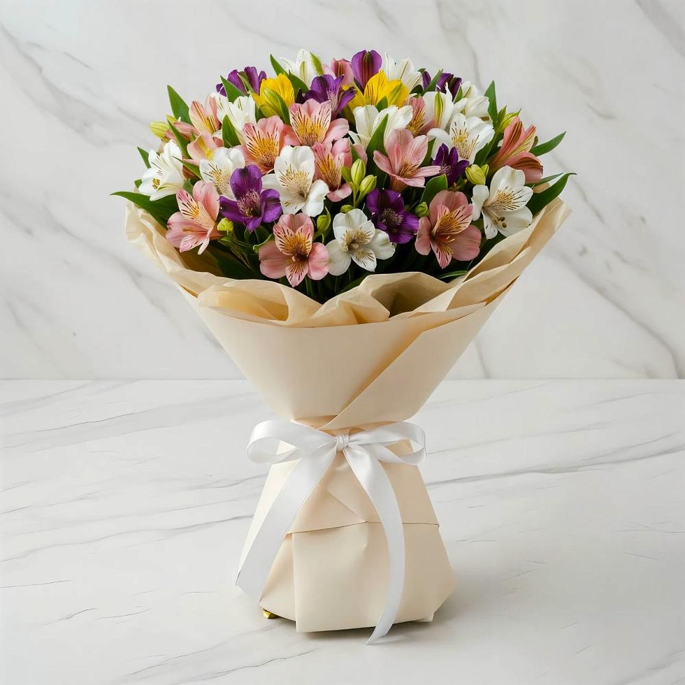 Букет цветов из: Альстромерии в Бузулуке