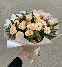 Букет Кремовые розы Латте в Бузулуке
