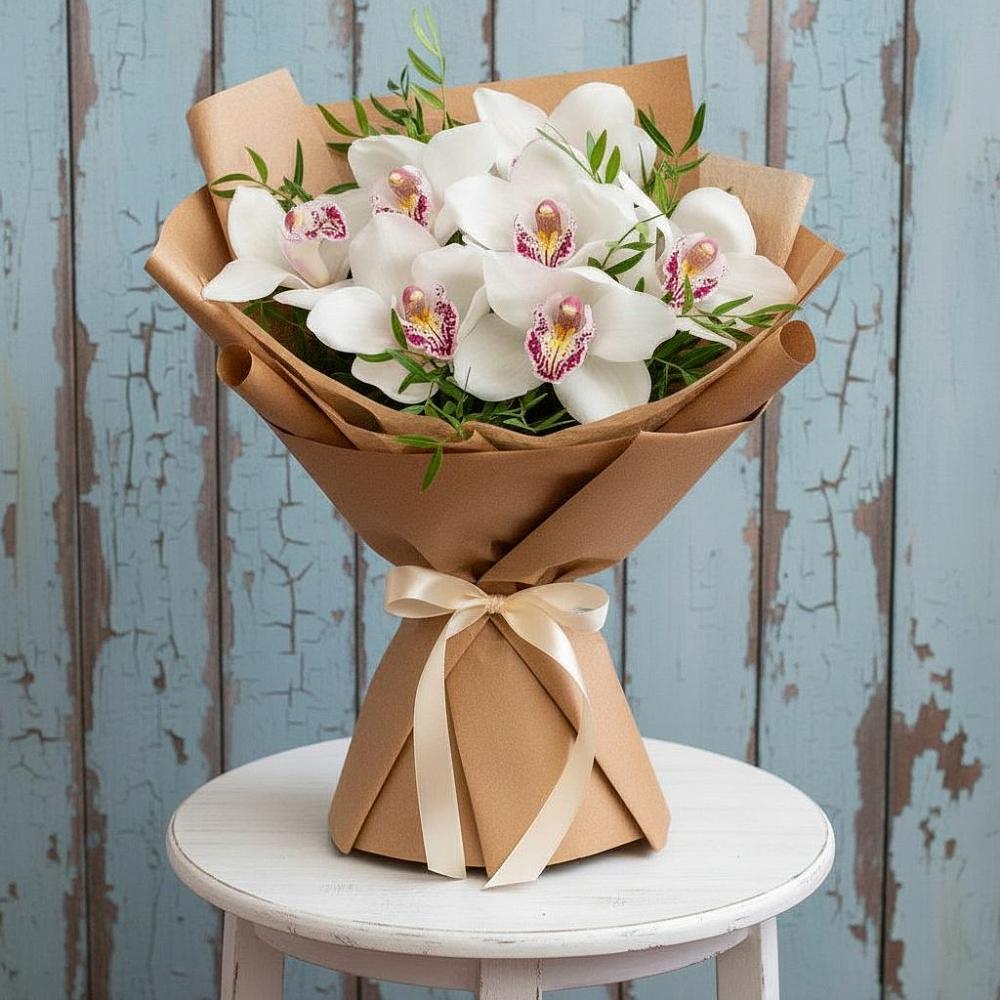 Букет цветов из: Орхидеи и Розы в Бузулуке