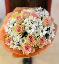Букет цветов из:  Розы и Хризантемы #REPLACE_PRED# Бузулуке