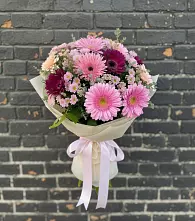 Букет цветов из:  Герберы и Хризантемы #REPLACE_PRED# Бузулуке